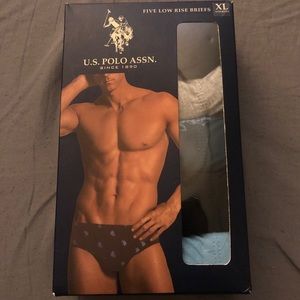 Men’s Polo Low Rise Briefs (5 pack). Unopened